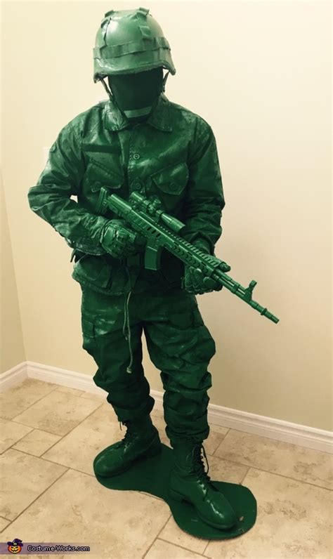 Green Army Man Adult Costume