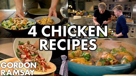 4 Chicken Recipes | Gordon Ramsay - 1000COOKER