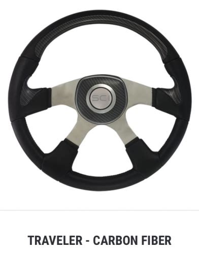 SC Semi Truck Steering Wheel. 18” TRAVELER CUSTOM.