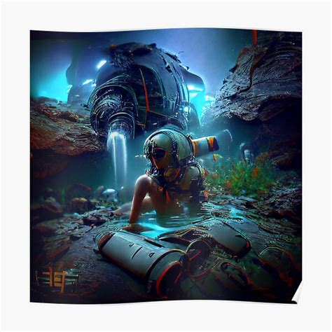 "Deep Sea Exploration" Poster for Sale by ArtEntusiast | Redbubble