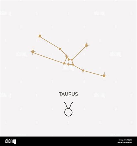 Taurus constellation vector illustration Stock Vector Image & Art - Alamy