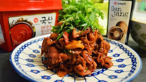 Korean Spicy Pork Recipe : Korean Food : Pork Bulgogi : Simple & Easy Cooking in Minimalist ...