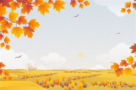 Free Vector | Flat design autumnal background