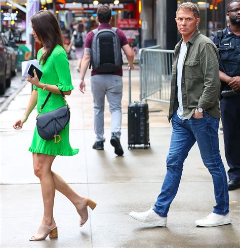 Bobby Flay’s Daughter Sophie Pops in Neon Green Dress & Mules for GMA ...