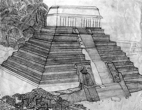 Temple of the Inscriptions - Palenque by Dandelo1 on DeviantArt