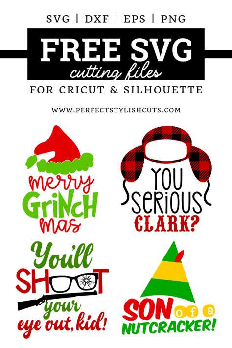 Free Christmas Movie SVG Bundle - PerfectStylishCuts | Free SVG Cut Files for Cricut and ...