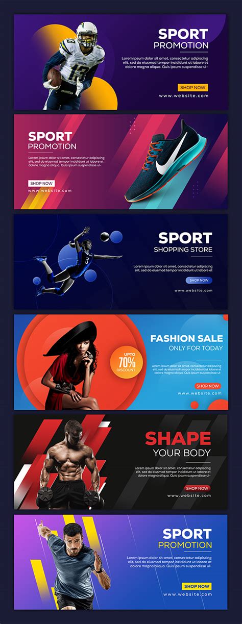 Shopify Banner Templates | Web Banner Templates :: Behance