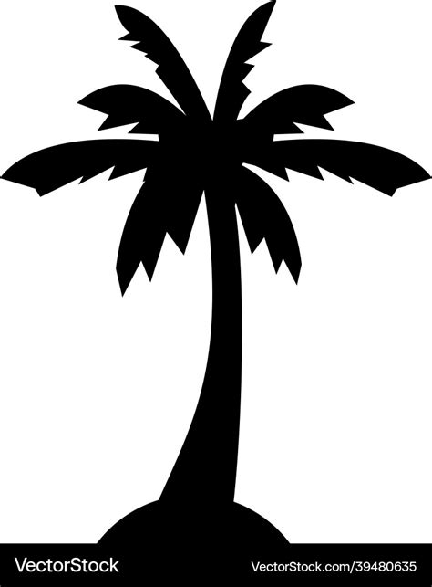 Coconut tree Royalty Free Vector Image - VectorStock