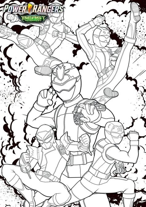 Power Rangers coloring pages. 100 Free printable coloring pages