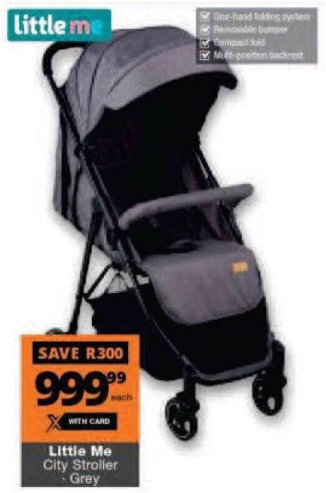 Little Me City Stroller Grey offer at Checkers