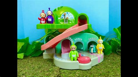 2004 RARE Come & Play Teletubbies Playset House Tubbytronic Superdome ...