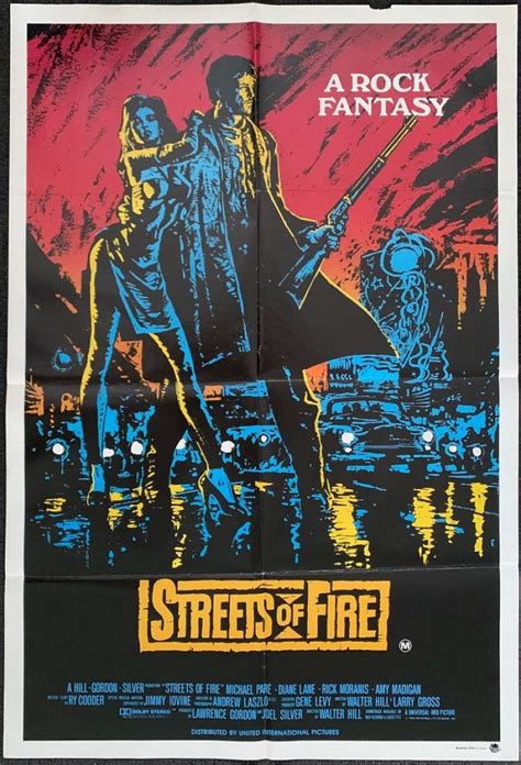 All About Movies - Streets Of Fire Poster Original One Sheet 1984 ...