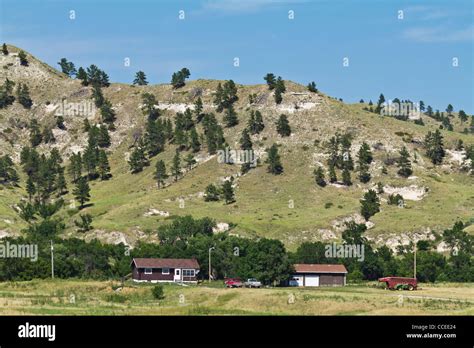 The Pine Ridge prairie Native American Reservation Lakota Oglala Sioux ...