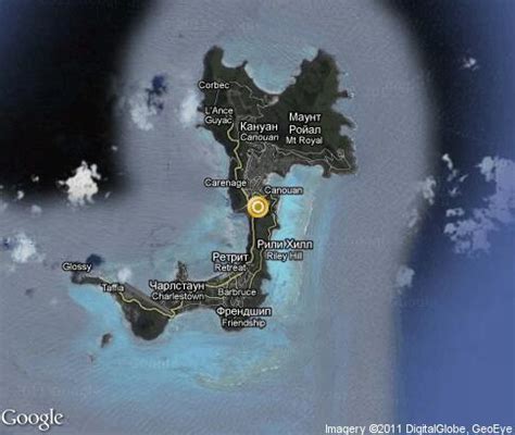 Canouan Island: video, popular tourist places, Satellite map - Saint Vincent and the Grenadines ...