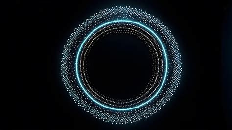 Premium Photo | Sparkling 2d Circle Background