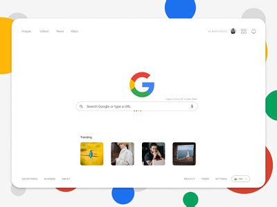 Google Search Engine Design Challenge by Kevin Khunt on Dribbble