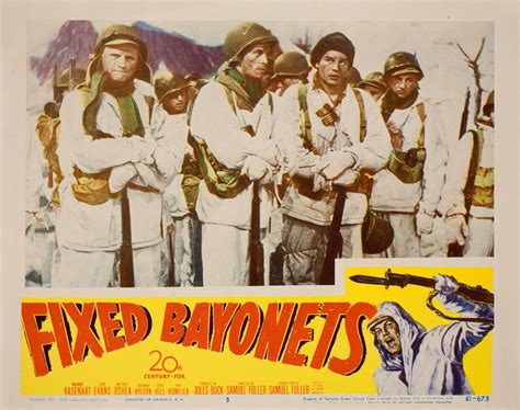 Fixed Bayonets! 1951 U.S. Scene Card - Posteritati Movie Poster Gallery