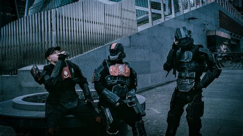 Photoshoot of a squad | Halo Costume and Prop Maker Community - 405th