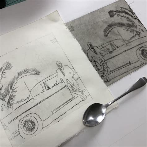 How to Make a Drypoint Etching from Recycled Plastic, and Print it without a Press - Belinda Del ...