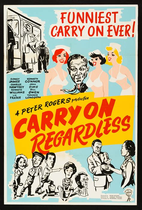 CARRY ON REGARDLESS (1961) Original Vintage UK Quad Film Poster | Picture Palace Movie Posters