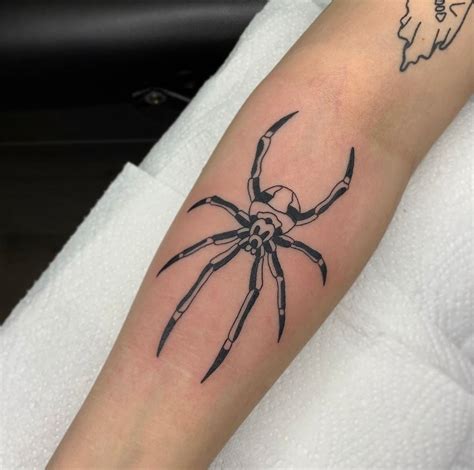 Spider Temporary Tattoo, Spider Tattoo, Vintage Tattoo, Black Tattoo, Meaningful Tattoo ...