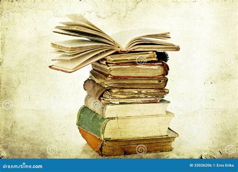 Pile of old books stock photo. Image of document, research - 33036206