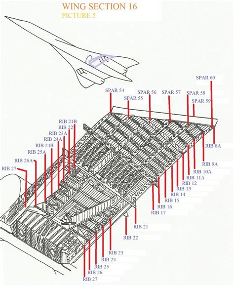 Concorde wing structure