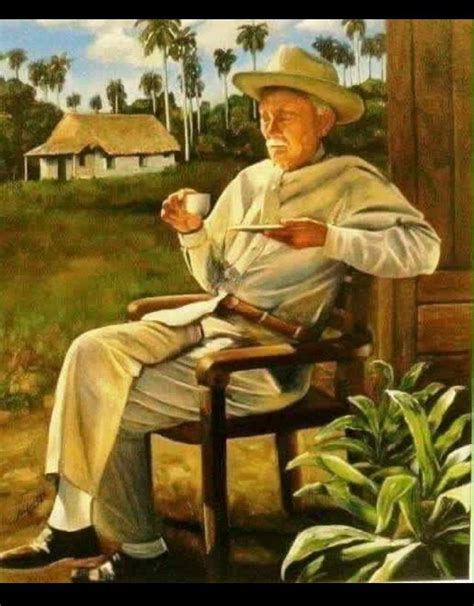 JIBARO TOMANDOSE SU TACITA A DE CAFE ️ | Puerto rico art, Puerto rican artwork, Caribbean art