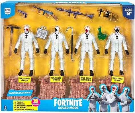 4 Figure Pack, Highstakes - Fortnite JazWares