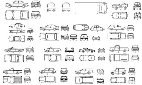 Car Elevation CAD Block - Cadbull