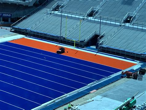 Feeling Blue? Boise State to sell chunks of old blue turf