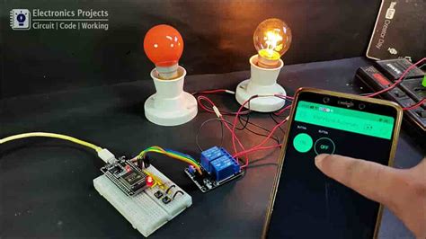WiFi & Manual with Realtime Feedback ESP32 Home Automation project