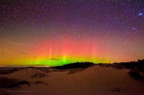 Northern lights near Ludington, MI. [Photo courtesy of Todd and Brad ...