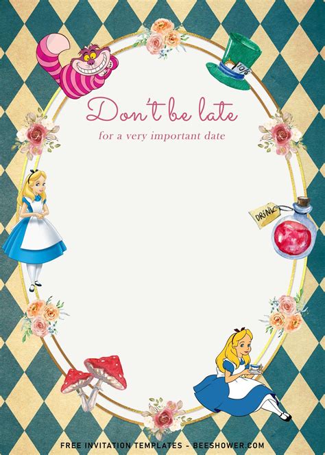 alice in wonderland birthday invitations templates free - Refreshingly Webcast Gallery Of Photos