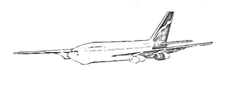 Stock Pictures: Aircraft sketches and silhouettes