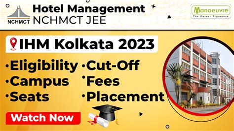 IHM Kolkata - Campus | Eligibility | Seats | Cut Off | Fee Structure | Placement | Watch Now ...