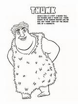 The Croods Coloring Pages  Free Printable For Kids sketch template