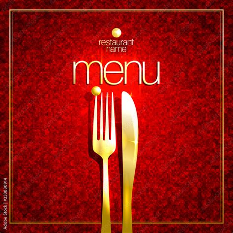 Restaurant Menu Design Cover