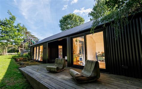 Corrugated Steel Cladding on a Garden Room - Miniature Manors