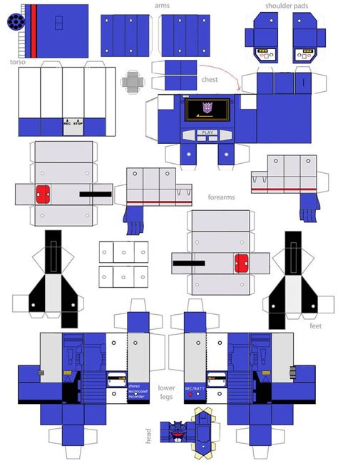 [9+] Printable Papercraft Robot | [+] FREEDOM