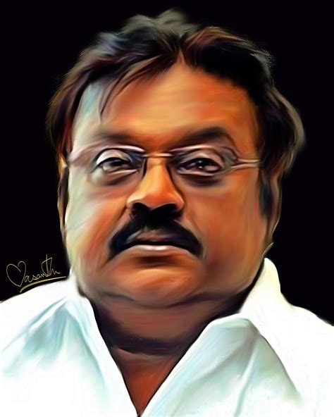 Digital art Work process of Captain Vijayakanth | Align Multimedia ...