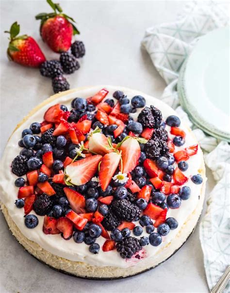 Berry Cheesecake Recipe - The Seaside Baker