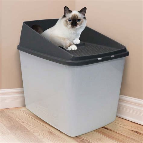 Paws & Claws Hide Away Pet/Kitten/Cat Litter Box w/ Built In Filtering ...