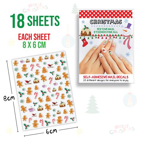 Christmas Nail Stickers - Fun Stickers