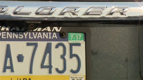 Pa. state lawmakers hope to bring back license plate stickers | FOX 29 ...