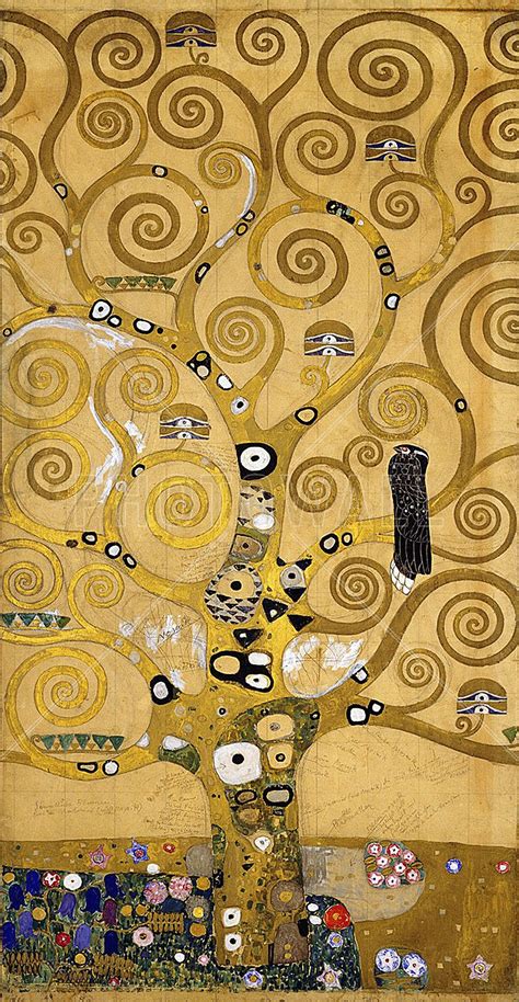 Klimt, Gustav - The Tree of Life – affordable wall mural | Klimt art, Art, Painting
