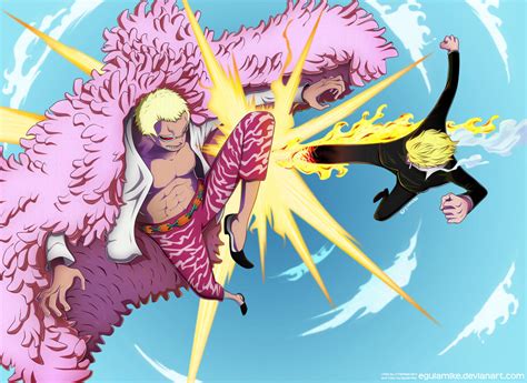 One Piece 723 Sanji Vs Doflamingo Request By by Eguiamike on DeviantArt