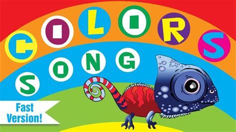 Colors Song (Fast Version) | Learn Colors in English | Children's Song ...