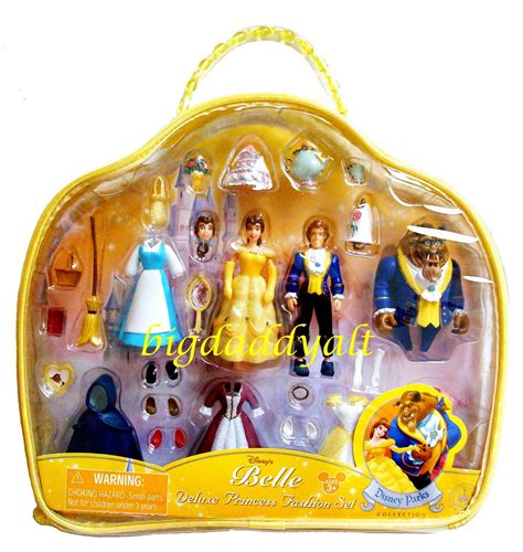 New Disney World Parks Princess Belle Deluxe Polly Pocket Fashion Set ...