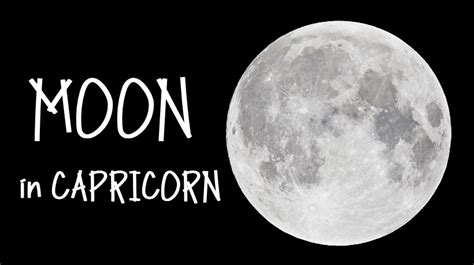 Moon in Capricorn: Traits, the 12 Houses, Famous People, and more